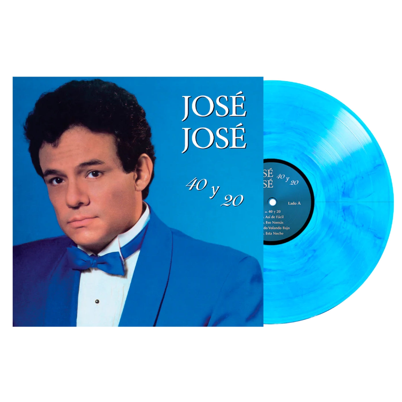 Jose Jose / 40 Y 20 (LP Vinyl Blue Marbled)