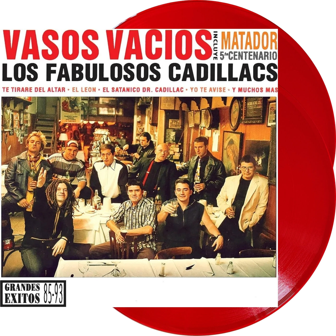 Los Fabulosos Cadillacs -  Vasos Vacios Vinyl LP [Rojo]