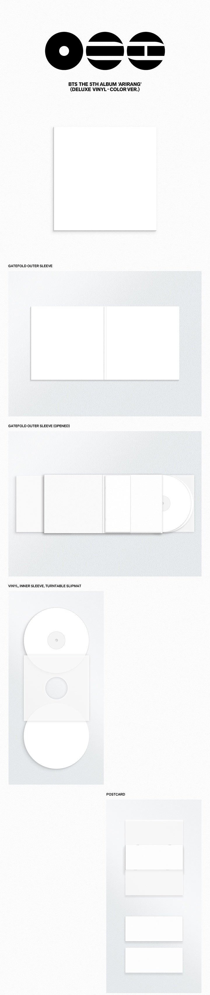 BTS / THE 5TH ALBUM 'ARIRANG' (LP DELUXE VINYL - COLOR VER. INTERNATIONAL)