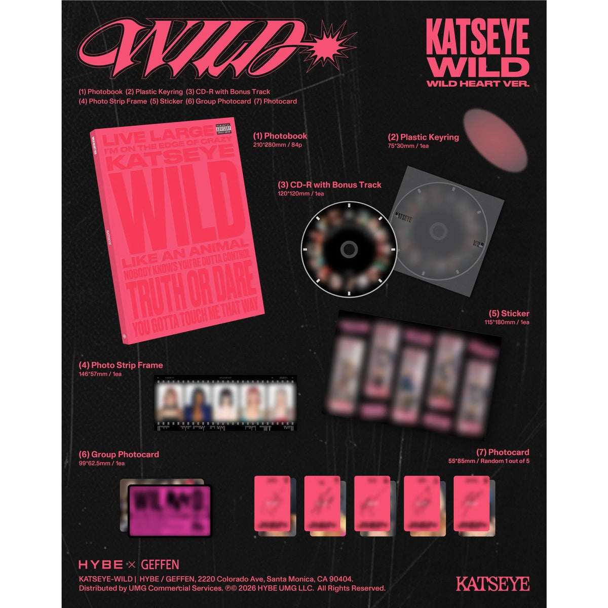 Katseye / Wild (Wild Heart Ver.)