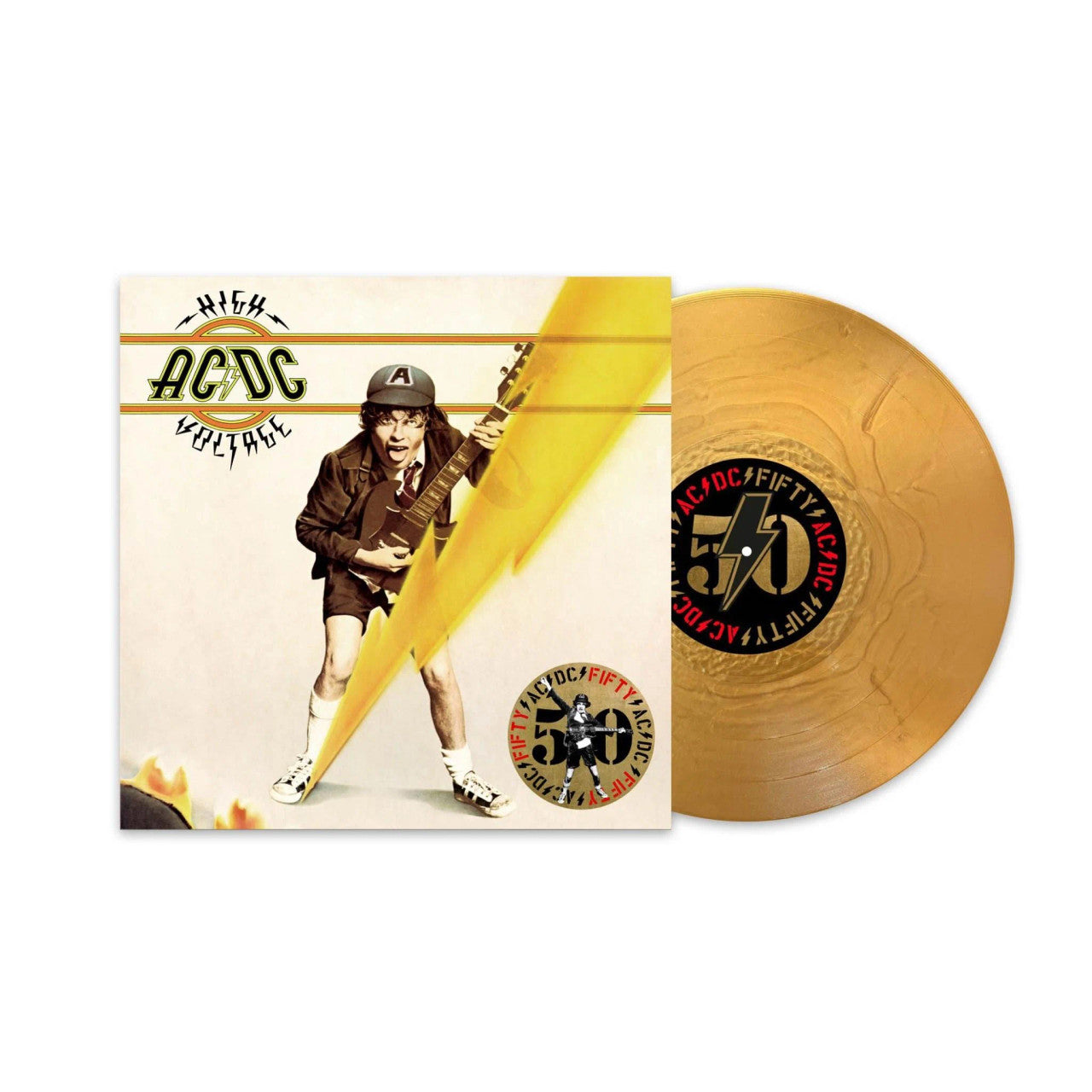 AC/DC – High Voltage (Limited Edition 50th Anniversary Gold Vinyl)